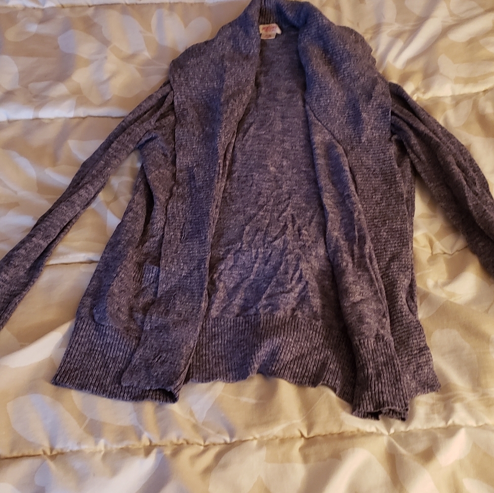 Grey Formal Business Soft Cotton Women Cardigan